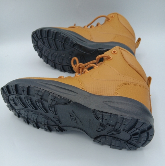 Nike Monoa LTR (PS) Boys Boots Shoes Size 4.5Y Wheat/ Black New With Box - Picture 7 of 11